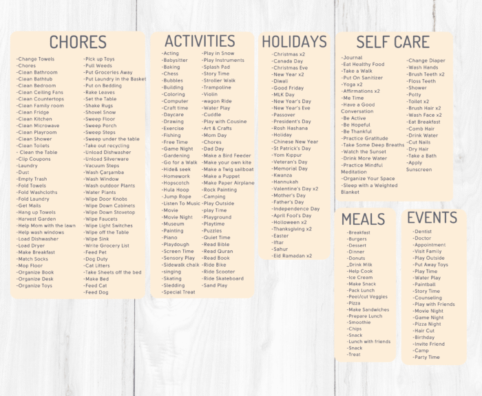 400+ Kids Daily Routine Cards and 8 Charts - Image 8