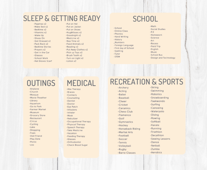 400+ Kids Daily Routine Cards and 8 Charts - Image 6