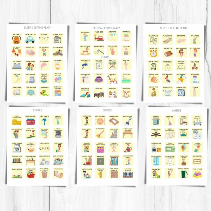 400+ Daily Routine Cards with 12 Charts - Image 2