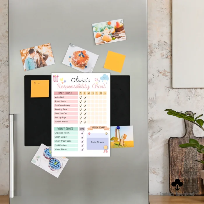 Printable Responsibility Chart for Kids - Image 8