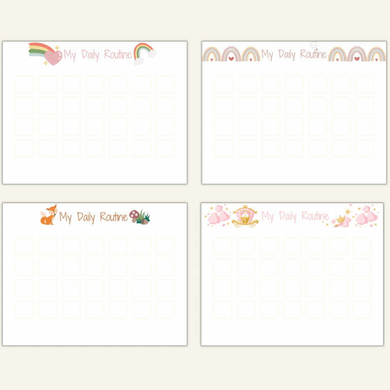Shopping Routine Cards 200+ Daily Routine Cards - Printable Works