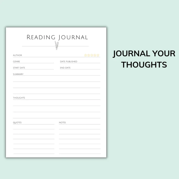 Printable Reading Tracker - Image 5