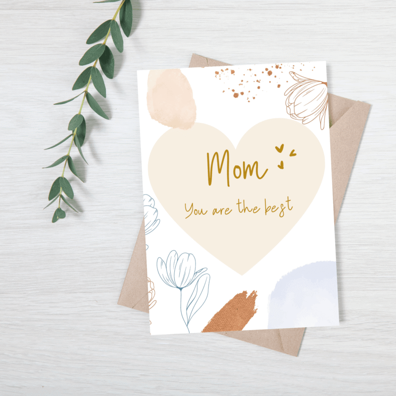 Printable Motherâ€™s Day Card for Mom
