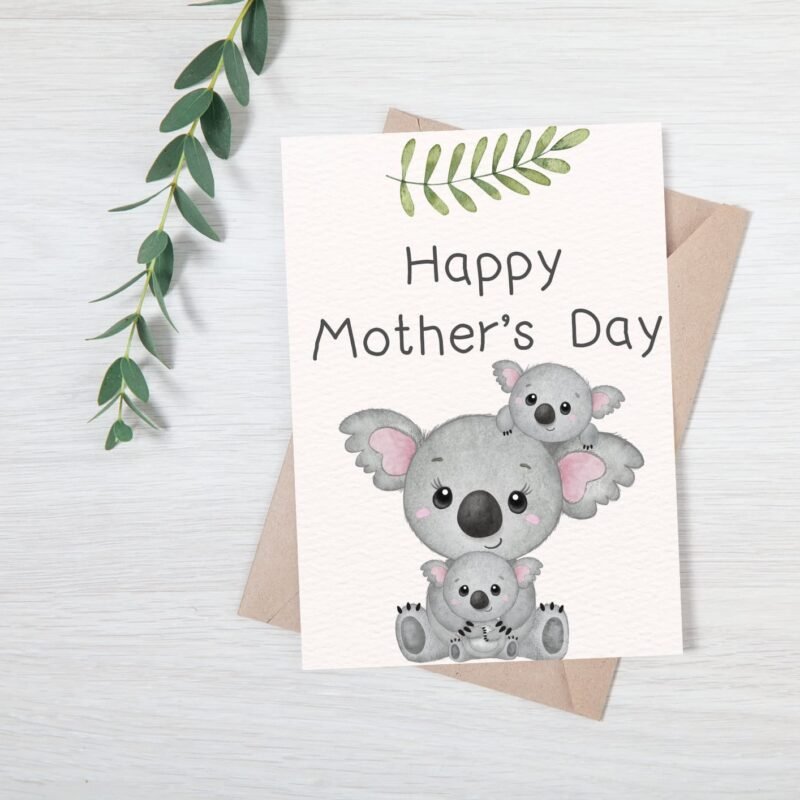 Happy Mother's Day Koala Card