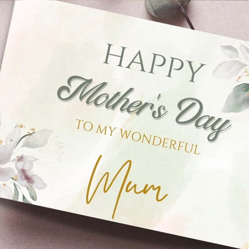 Mother's Day Card for Mum Printable
