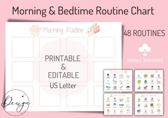 Morning and Bedtime Routine Chart