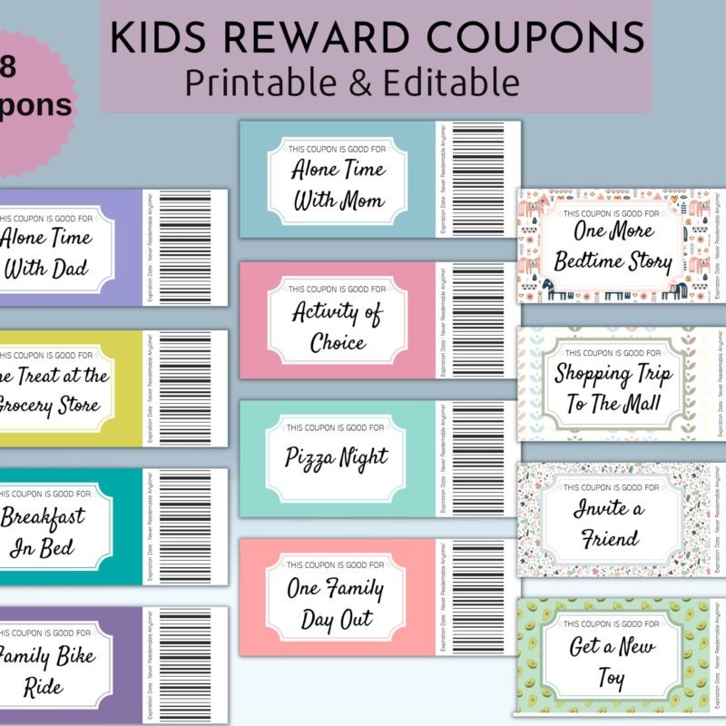 Kids Reward Coupons