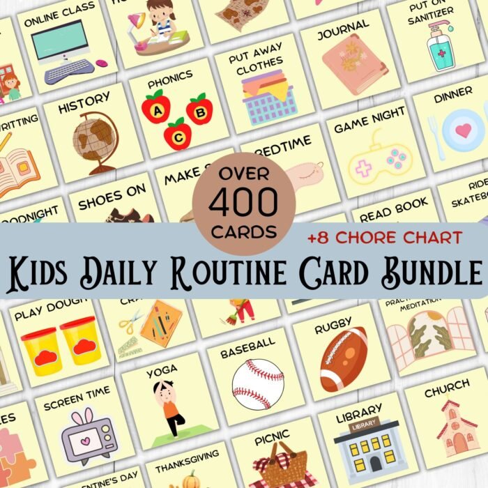 Kids Daily Routine Cards