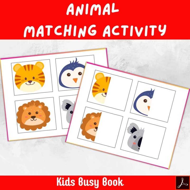 Animals Matching Game for Kids