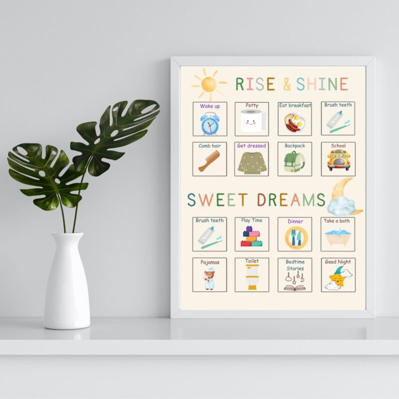 Morning and Bedtime Routine Cards