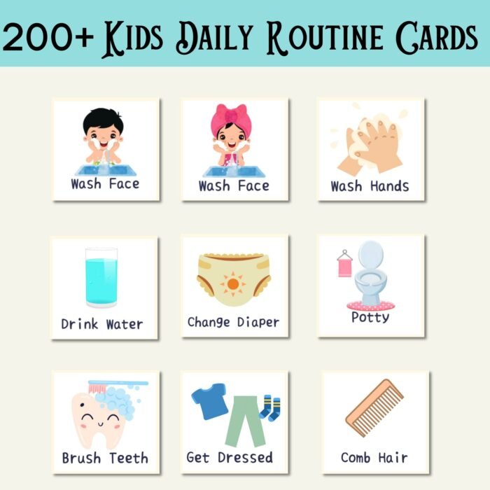 Kids Daily Rhythm Cards