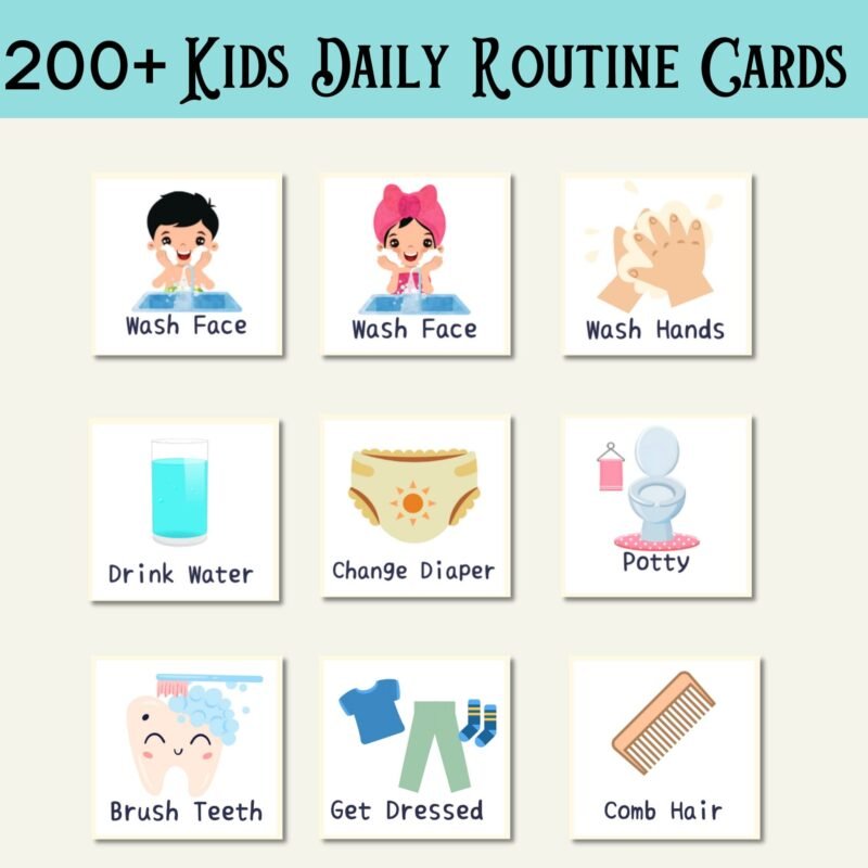 Kids Daily Rhythm Cards
