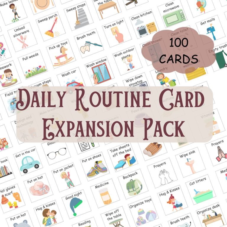 Printable Daily Routine Cards - Printable Works
