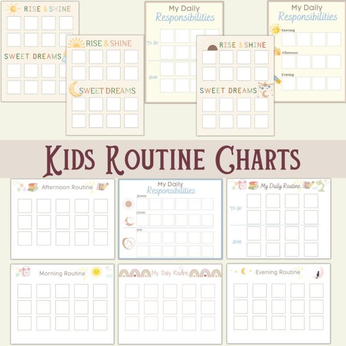 Kids Daily Responsibility Chart