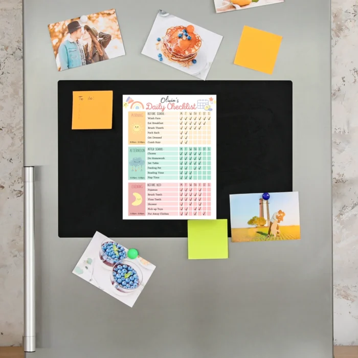 Kids Daily School Checklist, Responsibility Chart, To Do List - Image 5