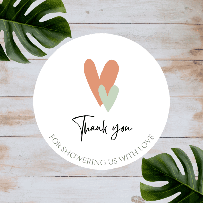 Printable Thank You Tag, Baby Shower