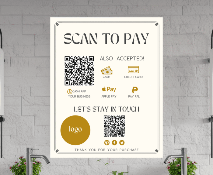 QR Code Payment Sign for Small Businesses - Image 3