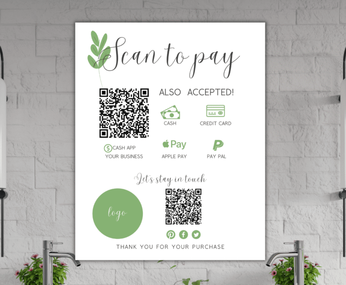 QR Code Payment Sign for Small Businesses - Image 5