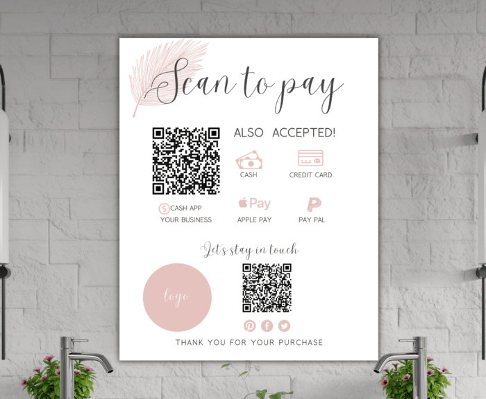 QR Code Payment Sign for Small Businesses - Image 4