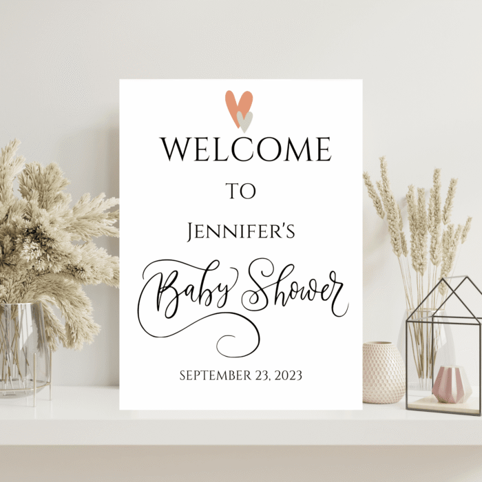 Baby Shower Welcome Sign