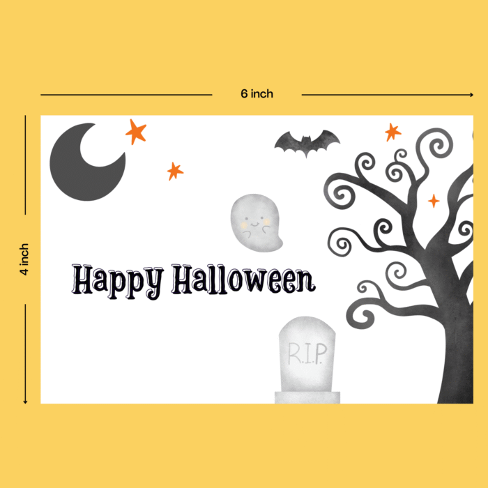 Cute Printable Halloween Greeting Card - Image 4