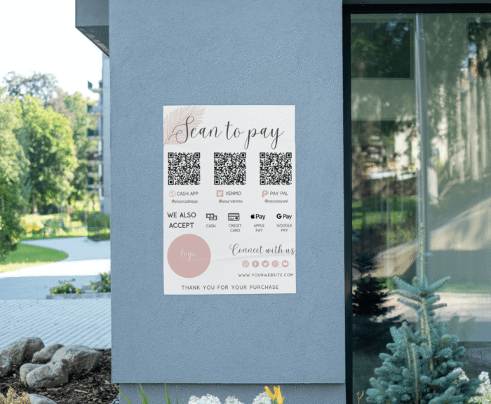 QR Code Payment Sign for Small Businesses - Image 2