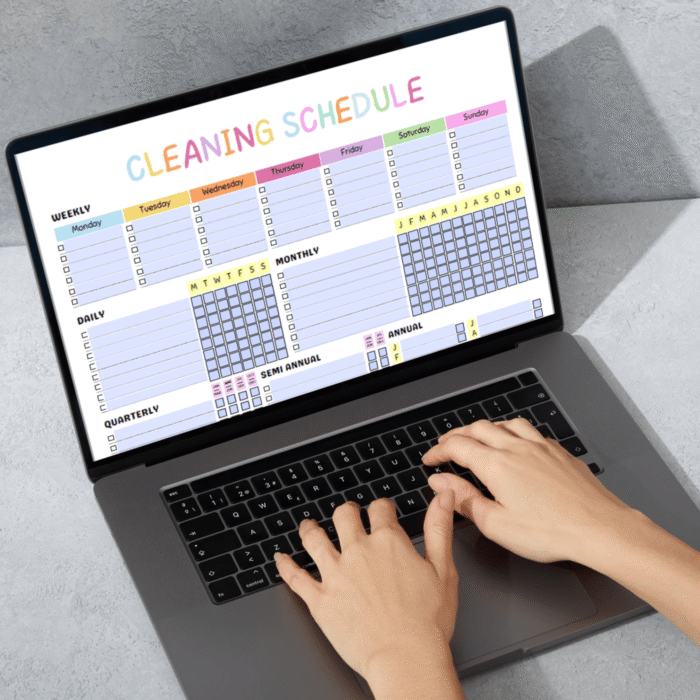Cleaning Schedule, Printable, Editable - Image 7