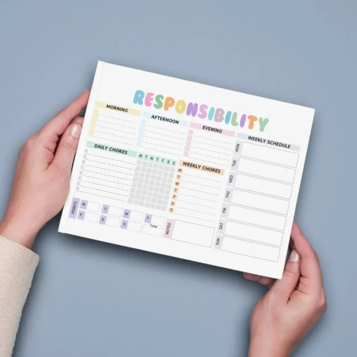 Responsibility Chore Chart for Kids