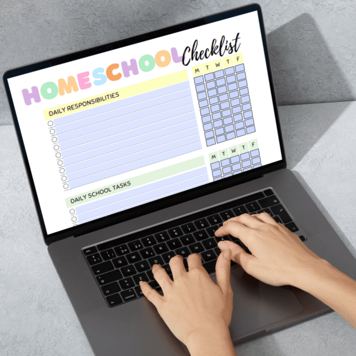 Homeschool Checklist, Printable, Editable PDF - Image 7