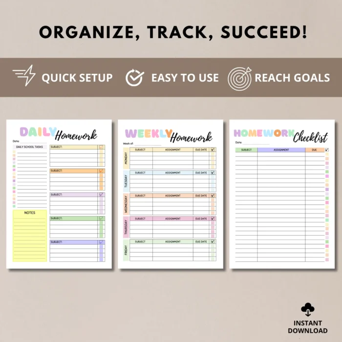 Homework Checklist - Image 2
