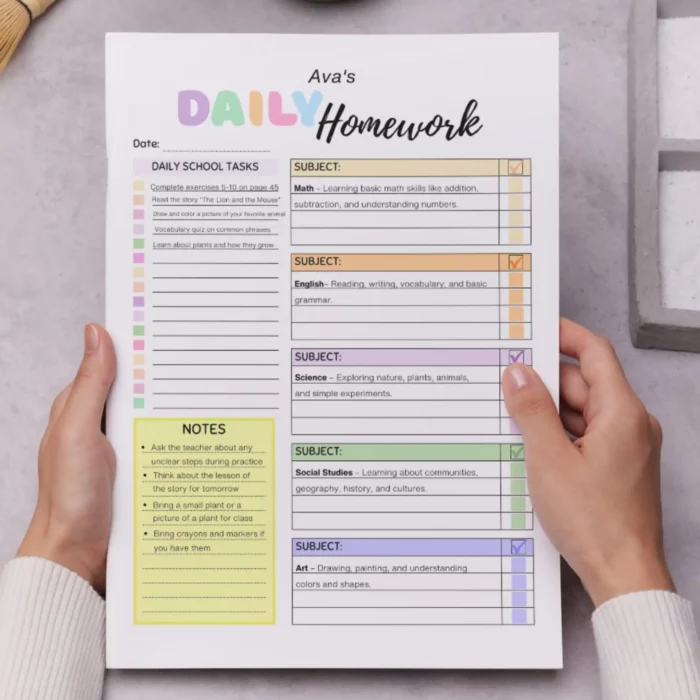 Homework Checklist - Image 3