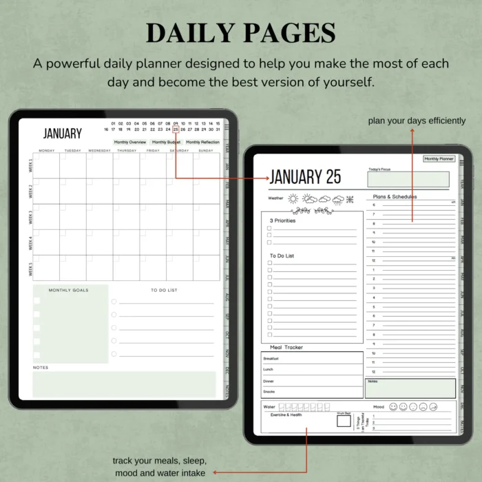 Digital Life Planner for GoodNotes & Notability - Image 4