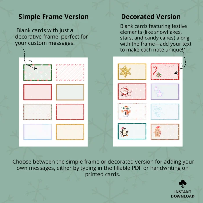 Printable Christmas Lunch Box Notes for Kids - Image 5