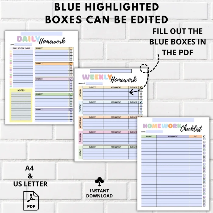 Homework Checklist - Image 5