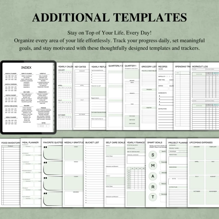 Digital Life Planner for GoodNotes & Notability - Image 7