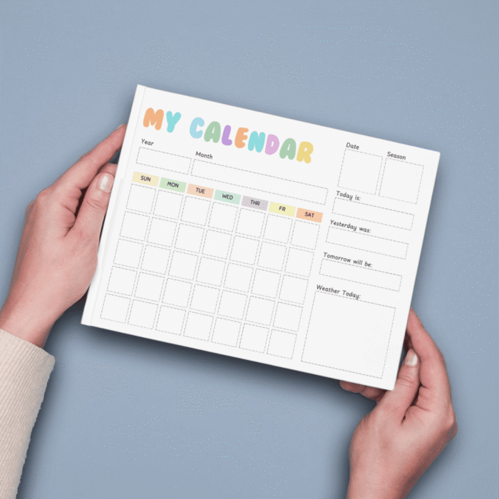 Kids Daily Calendar for Learning Days - Image 7