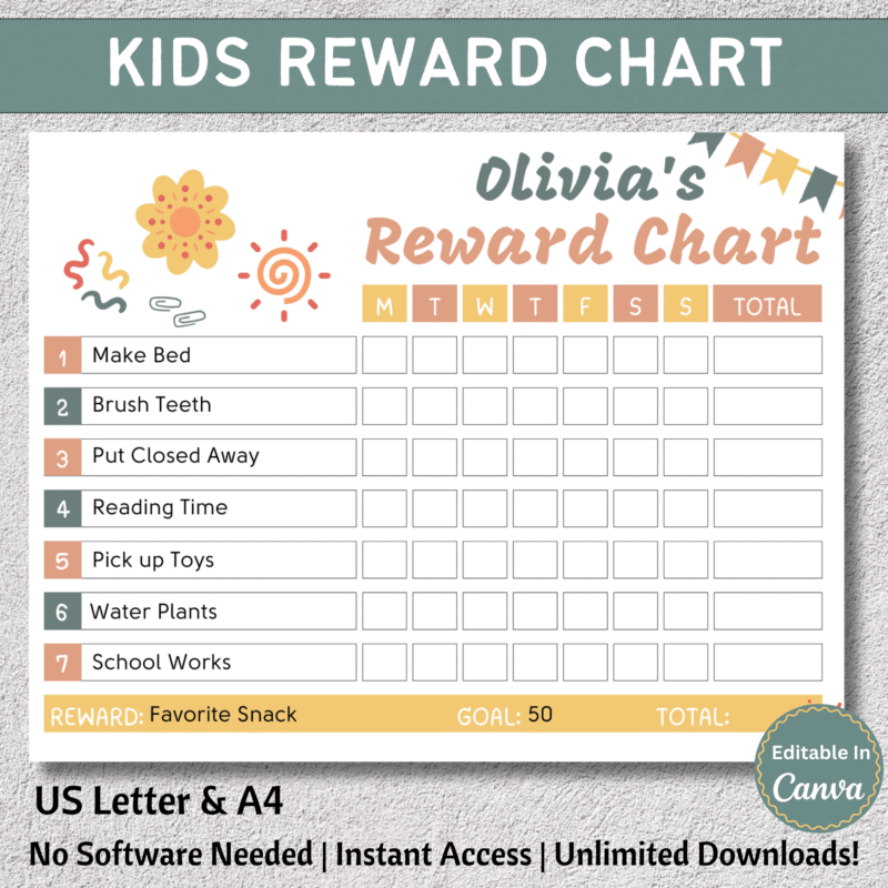 Kids Reward Chart