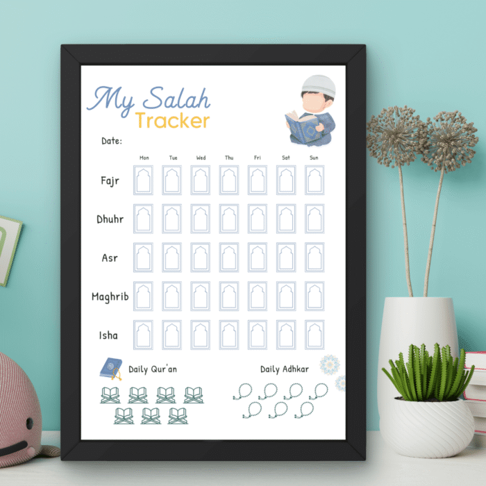 Muslim Prayer Tracker, Printable Salah Tracker - Image 2