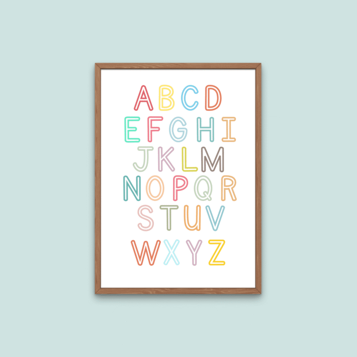 Printable ABC Book for Baby Shower ? 56 Pages A to Z Coloring & Writing Activity - Image 7