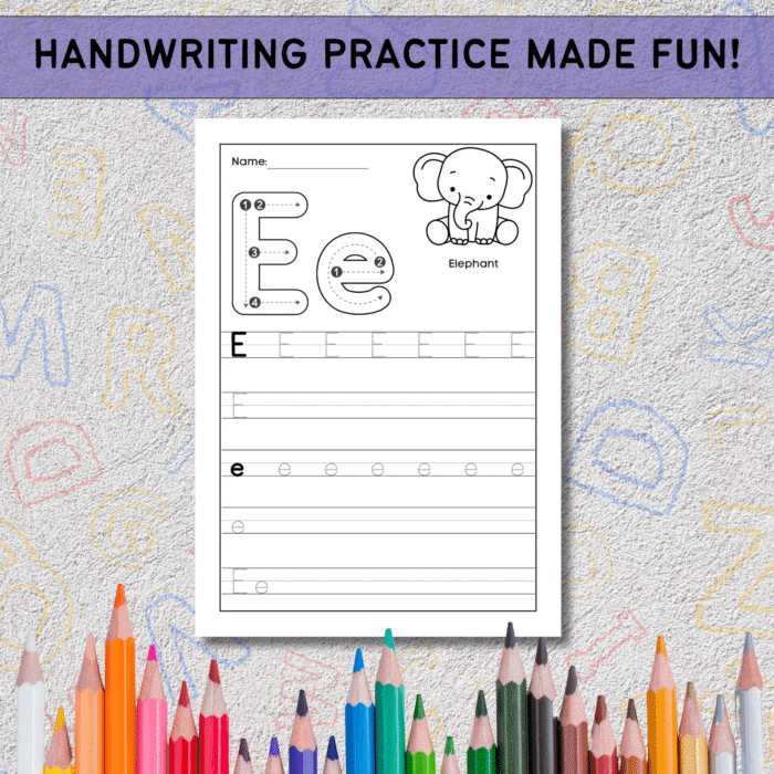Alphabet Tracing Worksheet for Kids - Image 4