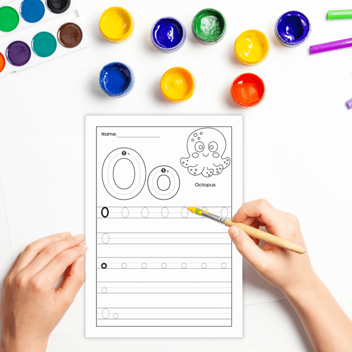 Alphabet Tracing Worksheet for Kids - Image 5