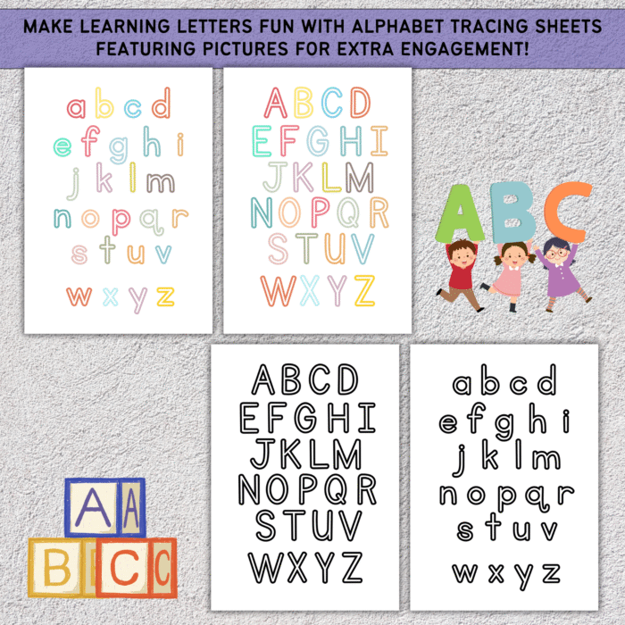 Alphabet Tracing Worksheet for Kids - Image 6