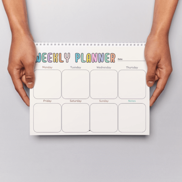 Colorful Weekly Planner, Printable, Digital for Better Organization - Image 6