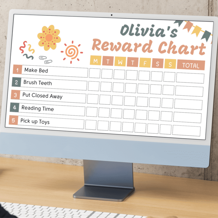 Kids Reward Chart - Editable & Printable Incentive Chart for Kids - Image 6