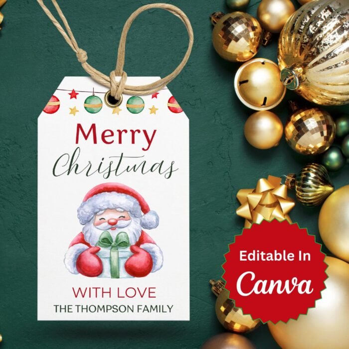 Printable Christmas Gift Tag