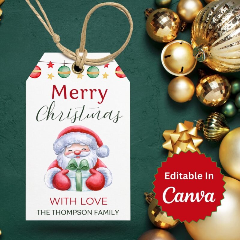 Printable Christmas Gift Tag