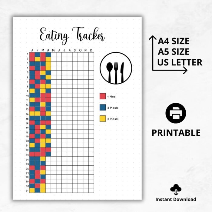 Printable Eating Tracker