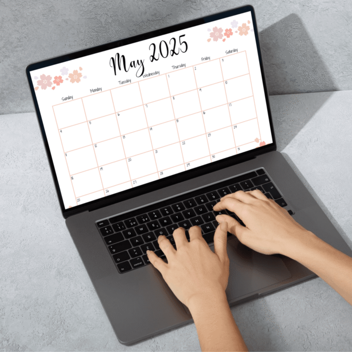 Printable May 2025 Calendar ? Sakura Blossom Theme - Image 4