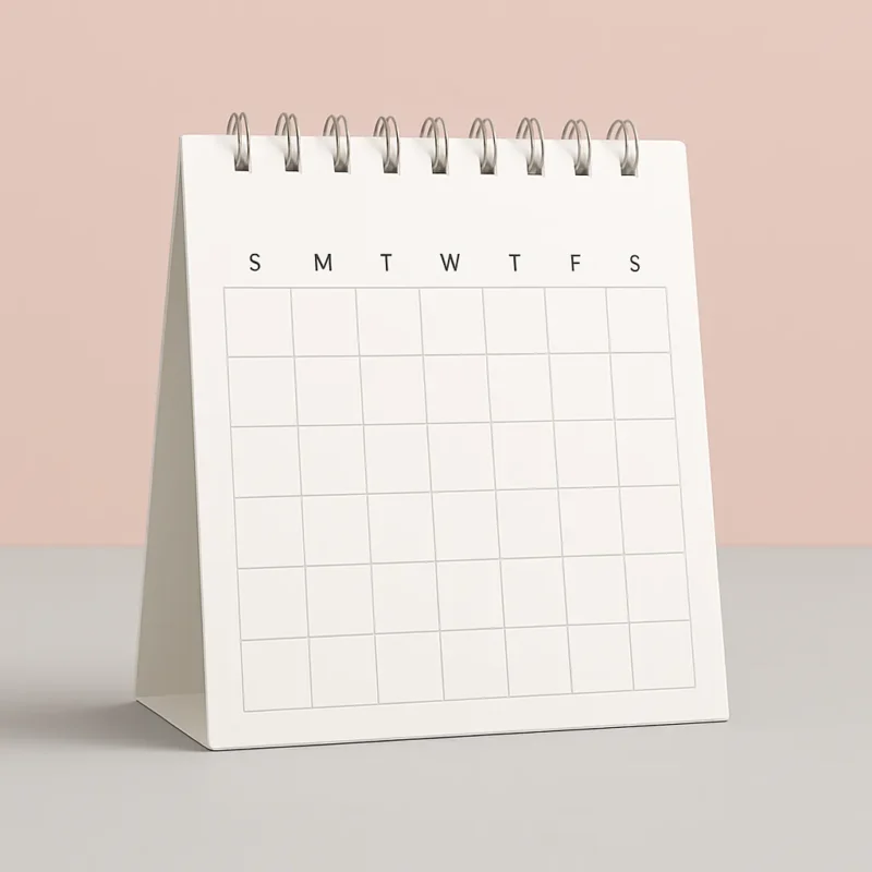 Monthly Calendar 2025