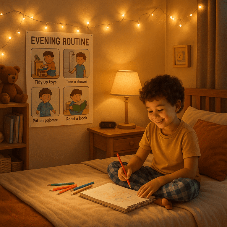 Evening Routine for Kids with ADHD